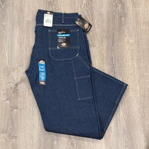 Dickies Men's Blue Jeans Relaxed Fit Straight Leg Carpenter Jean NWT 40x32